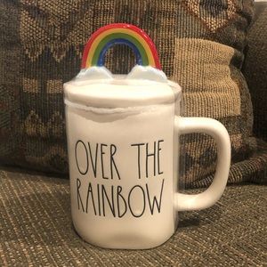 Brand New Rae Dunn Over the Rainbow Mug